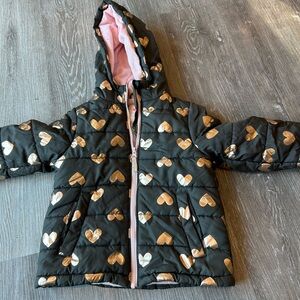 Carters girls winter jacket size 5/6